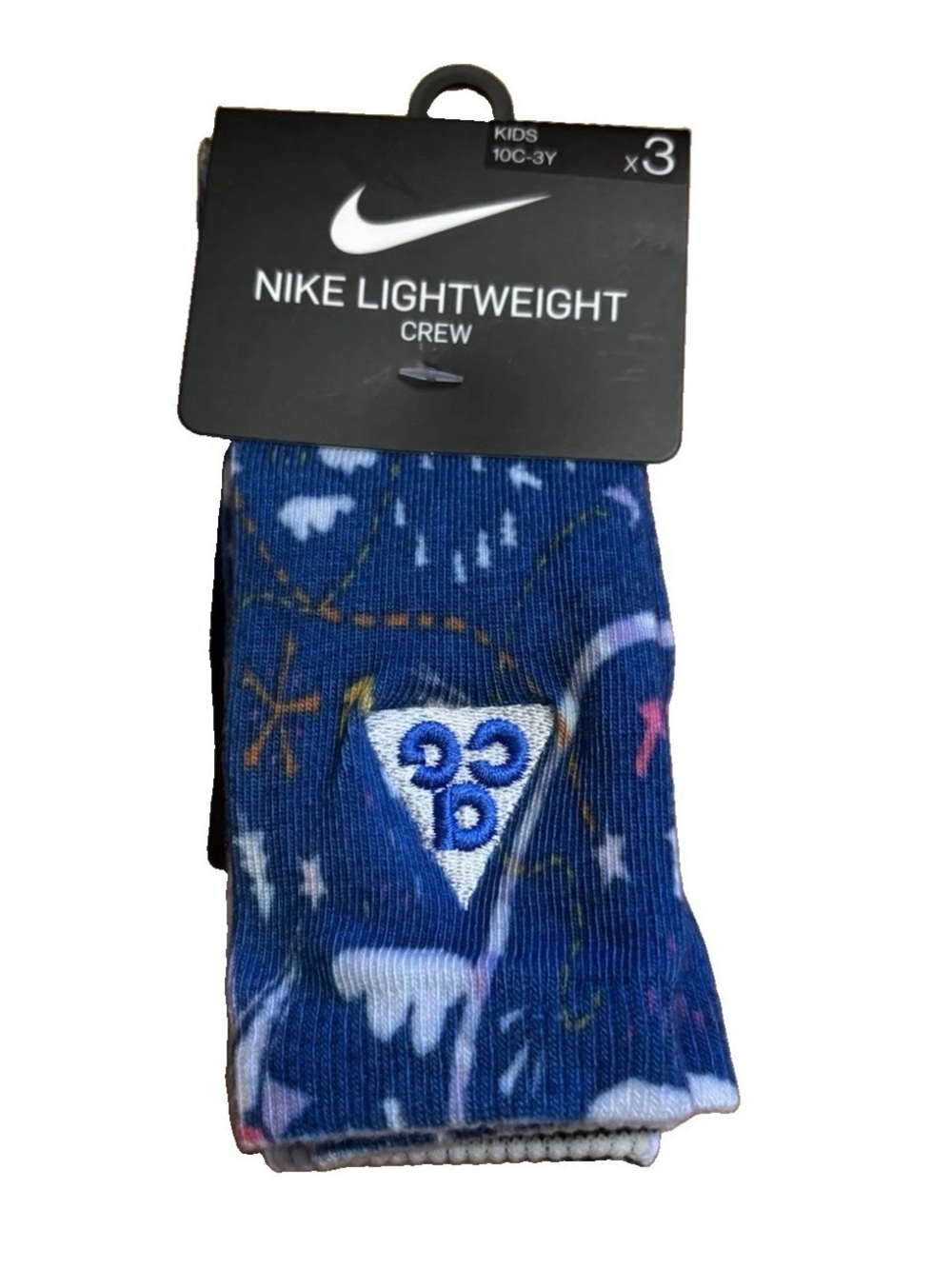 Nike ACG Youth 3-Pack Crew Socks - 10C-3Y (Age 5-7)